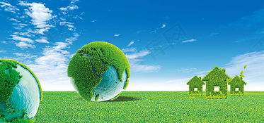 清新環保綠色宣傳電商海報背景圖片免費下載 海報banner psd 千庫網 圖片編號4532749